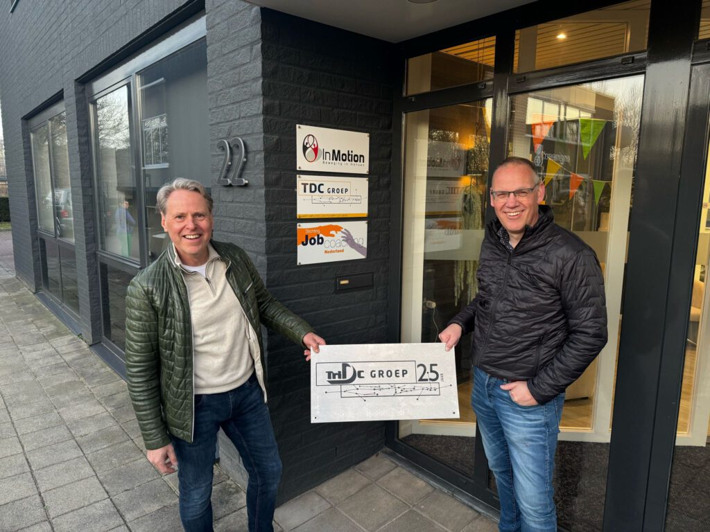 Gert en Matthieu van TDC Groep vieren 25 jarig bestaan