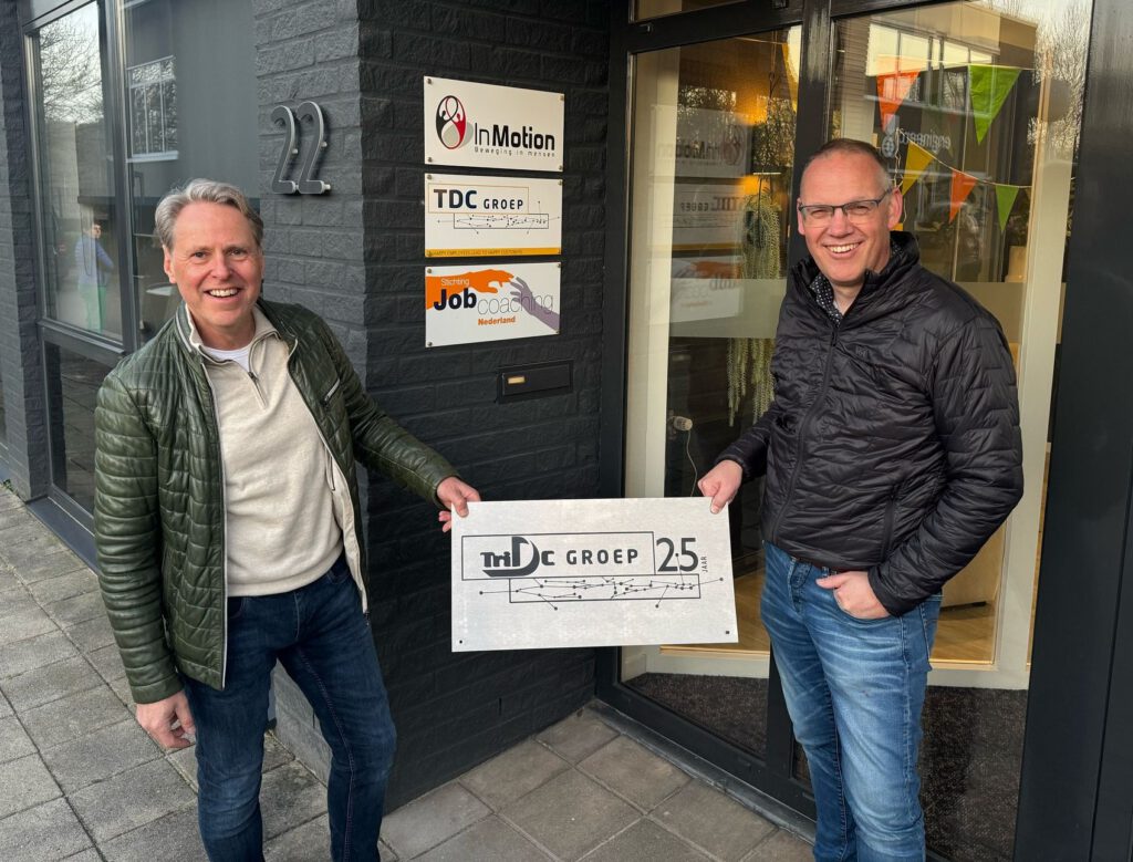 Gert en Matthieu van TDC Groep vieren 25-jarig bestaan